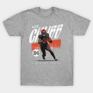 Nick Chubb Cleveland Grunge T-Shirt